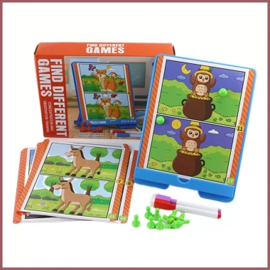 Spot The Differences Card Game - Trò chơi du lịch tương tác ngộ nghĩnh cho trẻ em, bé trai, học sinh - Giá 304.700₫