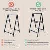 Standee Khung Sắt Chữ A 60x90cm Ngoài Trời Giá Rẻ - Khuyến Mãi 265000 VND 4