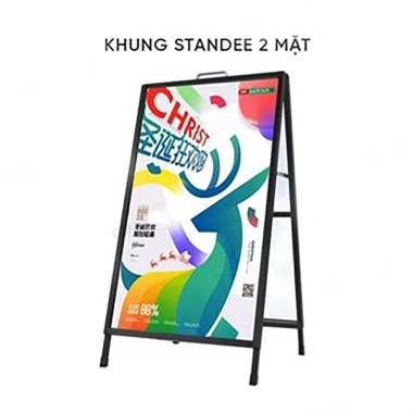 Standee Khung Sắt Chữ A 60x90cm Ngoài Trời Giá Rẻ - Khuyến Mãi 265000 VND 7 Standee Khung Sắt Chữ A 60x90cm Ngoài Trời Giá Rẻ - Khuyến Mãi 265000 VND 7