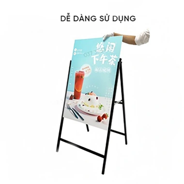 Standee Khung Sắt Chữ A 60x90cm Ngoài Trời Giá Rẻ - Khuyến Mãi 265000 VND 8 Standee Khung Sắt Chữ A 60x90cm Ngoài Trời Giá Rẻ - Khuyến Mãi 265000 VND 8