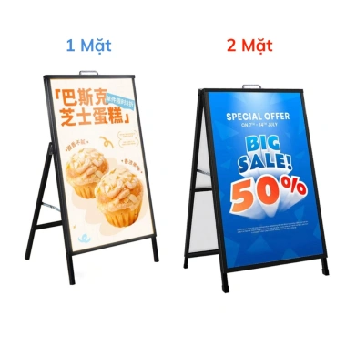 Standee Khung Sắt Chữ A 60x90cm Ngoài Trời Giá Rẻ - Khuyến Mãi 265000 VND 11 Standee Khung Sắt Chữ A 60x90cm Ngoài Trời Giá Rẻ - Khuyến Mãi 265000 VND 11