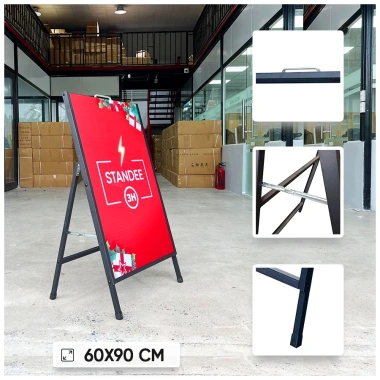 Standee Khung Sắt Chữ A 60x90cm Ngoài Trời Giá Rẻ - Khuyến Mãi 265000 VND 16 Standee Khung Sắt Chữ A 60x90cm Ngoài Trời Giá Rẻ - Khuyến Mãi 265000 VND 16