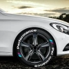 Sticker chữ M-Performance 3D chống thấm nước - Dán trang trí lốp xe đua bền màu