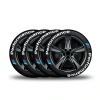 Sticker chữ M-Performance 3D chống thấm nước - Dán trang trí lốp xe đua bền màu 4
