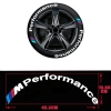 Sticker chữ M-Performance 3D chống thấm nước - Dán trang trí lốp xe đua bền màu 5