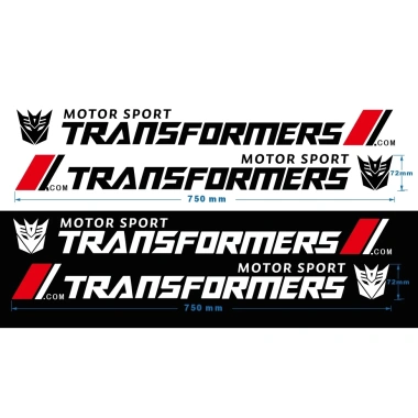 Sticker Dán Xe Hơi Transformers 1 Cặp - Trang Trí Độc Đáo, Giá Giảm 138.996 VND