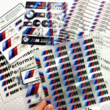 Sticker phản quang dán trang trí cửa xe BMW series 1-7, X1-X6, F10 F30 - Giá chỉ 72.574₫