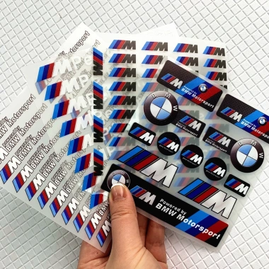 Sticker phản quang dán trang trí cửa xe BMW series 1-7, X1-X6, F10 F30 - Giá chỉ 72.574₫