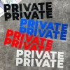 Sticker Xe Private Not For Hire Chống Thấm Nước Phản Quang Decal Vinyl Bền Đẹp Tầm Nhìn Cao Giá 56.895₫ 4
