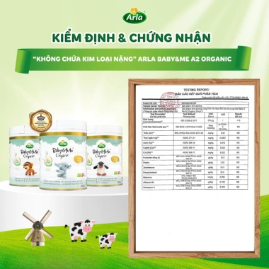 Sữa Arla Baby&Me A2 Organic Đan Mạch 600g - Voucher 100K, Giá chỉ 699.000₫