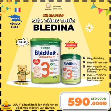 Sữa Bột Michibaby Bledina Đủ Số 1 2 3 400g 900g Giá ưu đãi 128.000 VND
