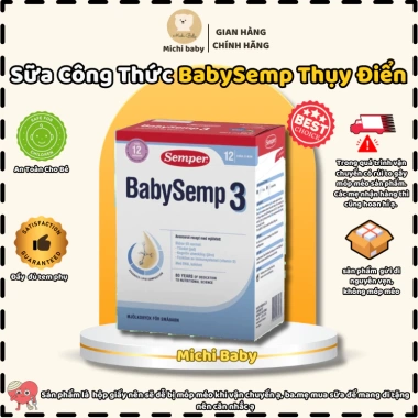Sữa Công Thức BabySemp Thụy Điển 800g MC714 - Đầy Dưỡng, Hỗ Trợ Phát Triển Bé, Giá Ưu Đãi 710.000 VND