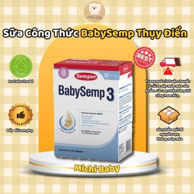 Sữa Công Thức BabySemp Thụy Điển 800g MC714 - Đầy Dưỡng, Hỗ Trợ Phát Triển Bé, Giá Ưu Đãi 710.000 VND 5 Sữa Công Thức BabySemp Thụy Điển 800g MC714 - Đầy Dưỡng, Hỗ Trợ Phát Triển Bé, Giá Ưu Đãi 710.000 VND 5