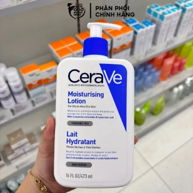 Sữa Dưỡng Ẩm Cerave Dành Cho Da Khô - Lotion 473ml, Giá Ưu Đãi 224.000₫