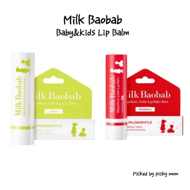 Sữa dưỡng môi Baobab Kids Táo Dâu – Dưỡng ẩm an toàn cho trẻ, kiểm nghiệm da liễu, giảm giá 250k