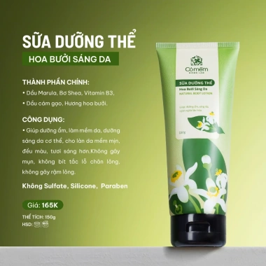 Sữa Dưỡng Thể Dưỡng Ẩm Body Cỏ Mềm 150ml – Dưỡng ẩm sâu, Da mềm, Giá 192.000 VND 5 Sữa Dưỡng Thể Dưỡng Ẩm Body Cỏ Mềm 150ml – Dưỡng ẩm sâu, Da mềm, Giá 192.000 VND 5