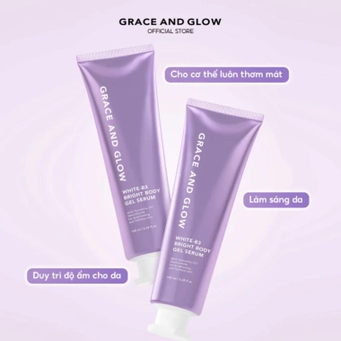 Sữa dưỡng thể Gel White B3 Bright Grace và Glow 150ml - Da sáng mịn, giá 113.000₫ 4