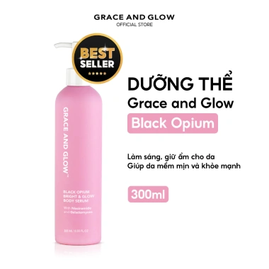 Sữa dưỡng thể Grace and Glow Body Serum 300ml Rosslyn Cosmetic - giảm còn 135.000, dưỡng ẩm sâu, da mềm mịn