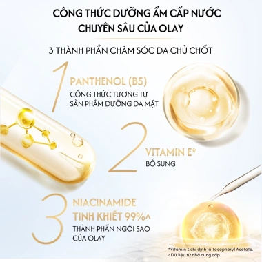 Sữa Dưỡng Thể Olay Hỏa Tốc 2-4H 260g Dưỡng Ẩm Chuyên Sâu Vitamin B5 và Hương Dạ Lan Giá 222k
