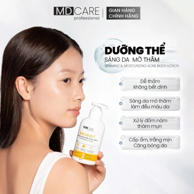 Sữa Dưỡng Thể Sáng Da Mờ Thâm Alpha Arbutin Niacinamide MD CARE 200ml - Giá 532k 3 Sữa Dưỡng Thể Sáng Da Mờ Thâm Alpha Arbutin Niacinamide MD CARE 200ml - Giá 532k 3