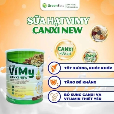 Sữa hạt Vimy Canxi New - Bổ sung canxi cho người lớn, người già, ngừa loãng xương 4 Sữa hạt Vimy Canxi New - Bổ sung canxi cho người lớn, người già, ngừa loãng xương 4