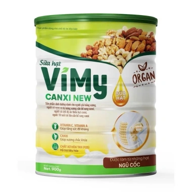Sữa hạt Vimy Canxi New - Bổ sung canxi cho người lớn, người già, ngừa loãng xương