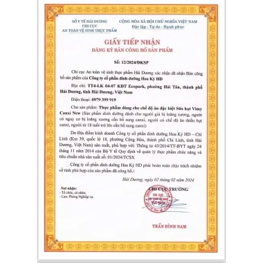 Sữa hạt Vimy Canxi New - Bổ sung canxi cho người lớn, người già, ngừa loãng xương 8 Sữa hạt Vimy Canxi New - Bổ sung canxi cho người lớn, người già, ngừa loãng xương 8