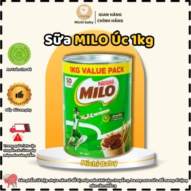 Sữa Milo Úc 1KG Michi Baby MC679 - Dinh Dưỡng Cho Bé, Giá Ưu Đãi 420.000đ