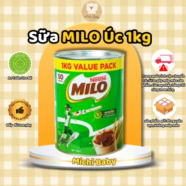 Sữa Milo Úc 1KG Michi Baby MC679 - Dinh Dưỡng Cho Bé, Giá Ưu Đãi 420.000đ