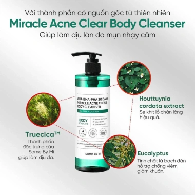 Sữa tắm giảm mụn lưng Some By Mi AHA BHA PHA 30 Days Miracle 400g - Giá chỉ 395.000đ 5