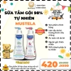 Sữa tắm gội Mustela Michibaby 500ml/350ml cho bé sơ sinh da thường, nhạy cảm, giá 450k 2
