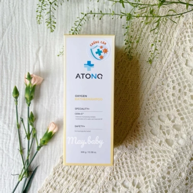 Sữa tắm gội oxygen và ceramide ATONO2 cho bé - Dưỡng ẩm, chống cảm từ sơ sinh, giá 310.000₫