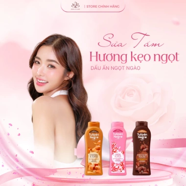 Sữa tắm hương kẹo ngọt Tulipán Negro - Sweet Collection - Giá 263.000₫ - Hwin Beauty Sữa tắm hương kẹo ngọt Tulipán Negro - Sweet Collection - Giá 263.000₫ - Hwin Beauty