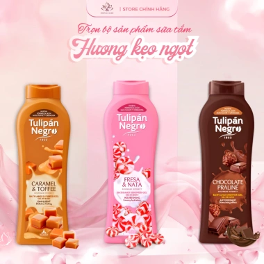 Sữa tắm hương kẹo ngọt Tulipán Negro - Sweet Collection - Giá 263.000₫ - Hwin Beauty