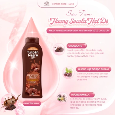 Sữa tắm hương kẹo ngọt Tulipán Negro - Sweet Collection - Giá 263.000₫ - Hwin Beauty