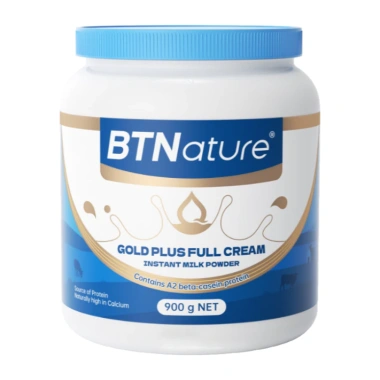 Sữa Tươi Bột Đạm A2 BTNature Plus 900g - Dinh Dưỡng Dễ Tiêu Hóa Trẻ & Người Lớn