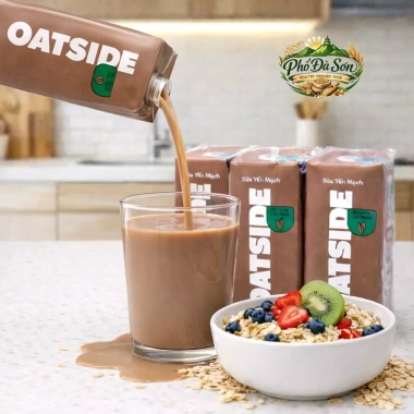 Sữa Yến Mạch Oatside 180ml Nguyên Vị, Socola, Ít Ngọt, Thuần Chay, Bổ Canxi 24 Hộp 33.310₫ 8
