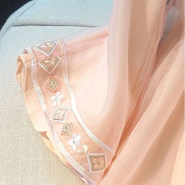 Sườn Xám Áo Plus Size Nữ Trung Hoa Cổ Đứng Thêu Chữ Thập Mùa Xuân 2.023 7