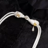 Sườn xám khóa tấm phong cách Trung Hoa, đuôi dài, vải khóa đường, thích hợp Hanfu 8