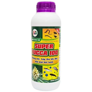Super Yucca 100 khử mùi hôi, lọc khí độc ao nuôi - Giá 220.000đ (giảm 55.000đ)
