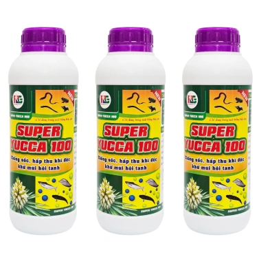 Super Yucca 100 khử mùi hôi, lọc khí độc ao nuôi - Giá 220.000đ (giảm 55.000đ)