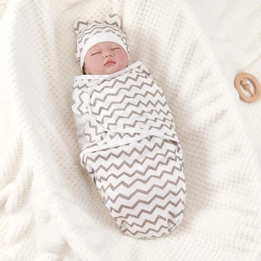 SWEETASHAHEARTS Túi ngủ sơ sinh và Khăn quấn cotton chống đá - ấm áp, mềm mại, điều chỉnh được, bán chạy 4