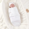 SWEETASHAHEARTS Túi ngủ sơ sinh và Khăn quấn cotton chống đá - ấm áp, mềm mại, điều chỉnh được, bán chạy 8