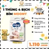 Tã Bỉm Mooney Natural Trắng Dán Quần 4 Bịch NB62/S58/M46/L38/XL32 Michi Baby MC555 - 1.135.000₫ 2