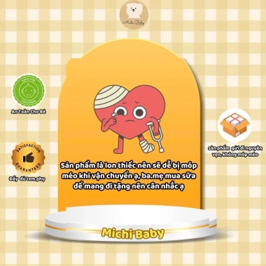 Tã Bỉm Mooney Natural Trắng Dán Quần 4 Bịch NB62/S58/M46/L38/XL32 Michi Baby MC555 - 1.135.000₫ 7