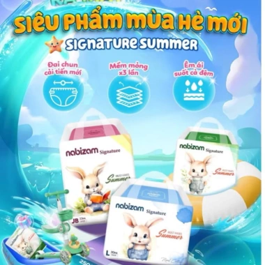 Tã bỉm quần NABIZAM Summer Hàn Quốc Mềm Mại Thấm Hút Size M32/L30/XL26/2XL22 240k 4 Tã bỉm quần NABIZAM Summer Hàn Quốc Mềm Mại Thấm Hút Size M32/L30/XL26/2XL22 240k 4