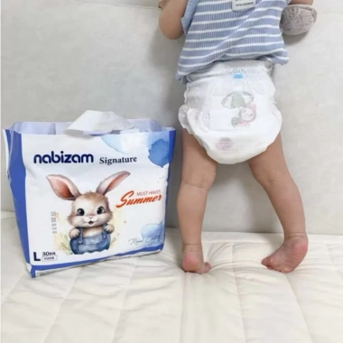 Tã bỉm quần NABIZAM Summer Hàn Quốc Mềm Mại Thấm Hút Size M32/L30/XL26/2XL22 240k