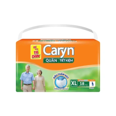 Tã Bỉm Quần Người Lớn Siêu Thấm Caryn Ngày Đêm L18 M18 L10 XL18+2 - 95.760 VND 2