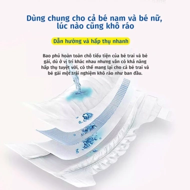 Tã Dán Misecr Siêu Khô Thoáng Mega Jumbo 100% Thoáng Khí NB‑S‑M‑L‑XL‑2XL‑3XL Giá 159k
