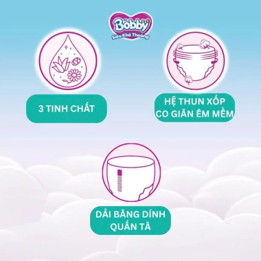 Tã quần Bobby 3XL31 (20‑35kg) mẫu mới 3mm cotton soft, bao bì mới, chỉ 265.500₫